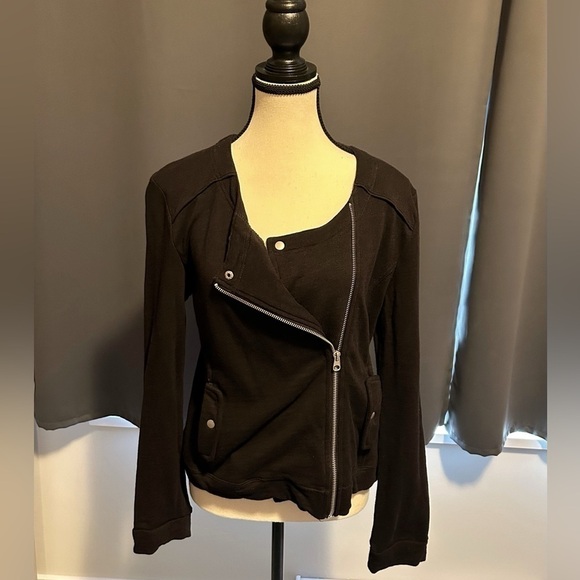 Galeries Lafayette Black Moto  Sweatshirt from Paris - Picture 2 of 4